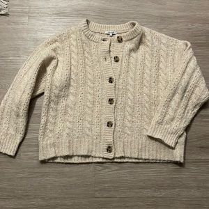 Madewell Cableknit Cardigan, L